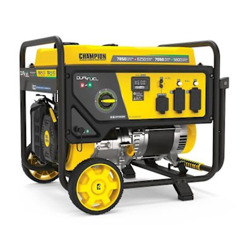 Champion Power Equipment 6250 W Dual Fuel Portable Generator With Co Shield
