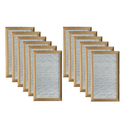 16" x 20" x 1" Disposable Dual-Density Fiberglass Filter Panel, MERV 4/5 12 pk