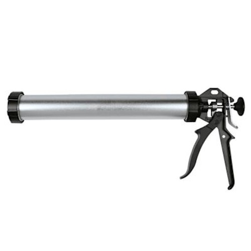 Irion Sausage Caulk Gun, Aluminum Barrel, 14-1 Thrust Ratio, 20 Oz.