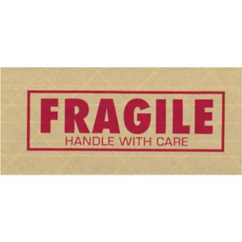 Box Partners 3" X 450' Fragile Tape Logic® #7500 Water Activated Tape Cs Of 10