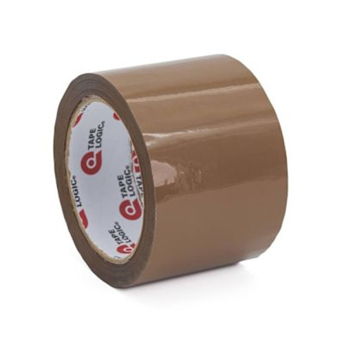 Box Partners 3" X 110 Yds. Tan Tape Logic #291 Acrylic Tape Cs Of 6
