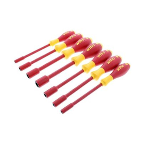 WIHA  7 Piece Insulated Softfinish Nut Driver Set - Inch