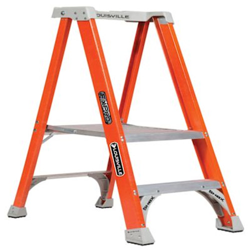 Louisville Ladder Two Foot Fiberglass Platform Step Ladder Type Ia