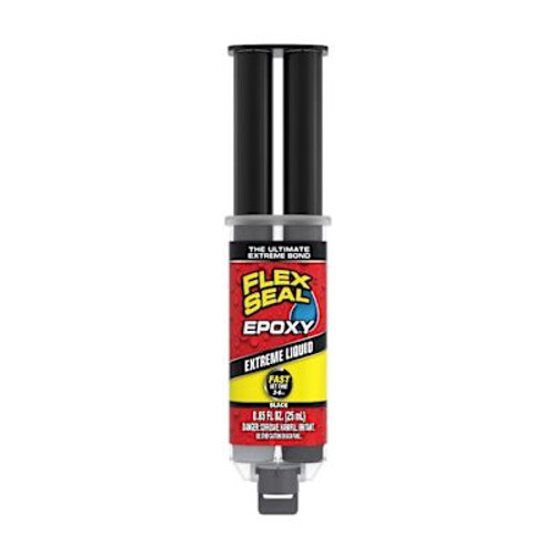 Flex Seal Epoxy Extreme Liquid Black (25ml Syringe) Case Of 8