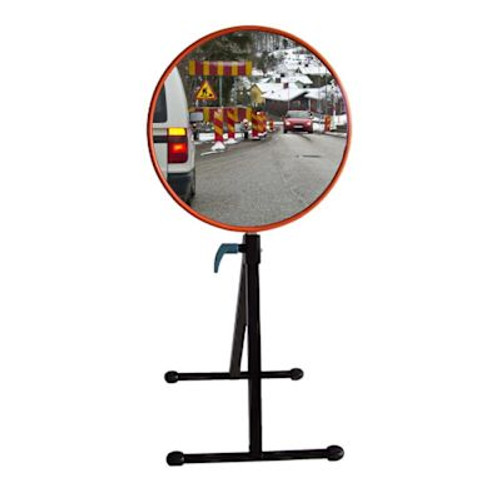 Duravision 24 In. Portable Acrylic Convex Mirror With Stand