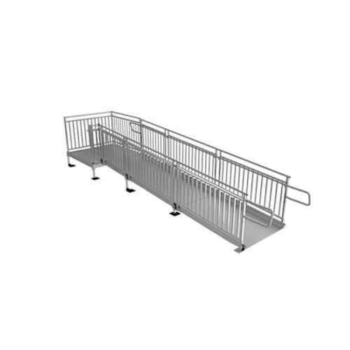 Ez-Access Pathway Hd 16ft. Aluminum Code Compliant Modular Wheelchair Ramp System