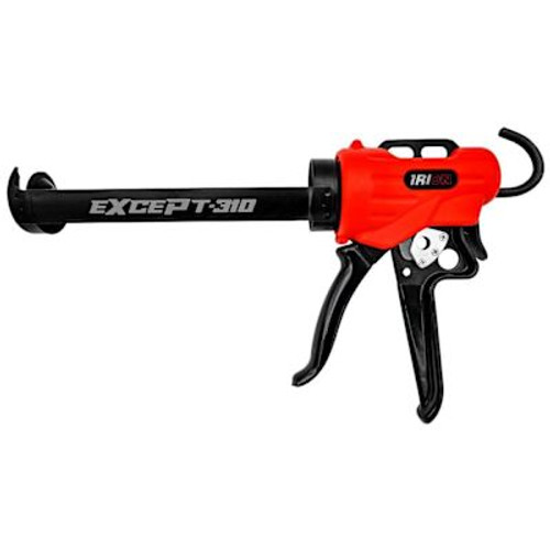 Irion 10 Oz Cartridge Caulking Gun With Dripless Switch, 19 To 1 Thrust Ratio