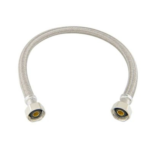 Brasscraft Braided Polymer Faucet Connector, 1/2" FIP X 1/2" FIP X 20" Length