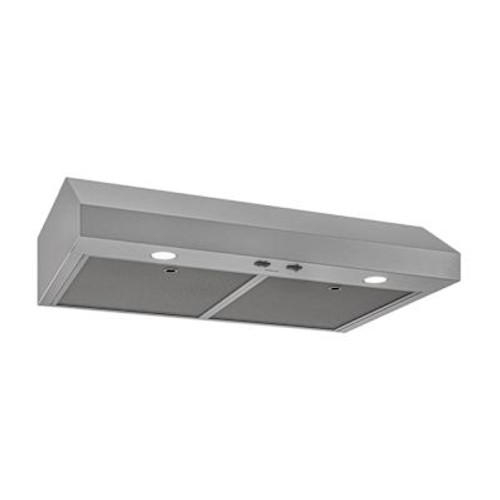 Broan 30-In Under Cabinet Range Hood, Estar, 350 Max Blower Cfm, Stainless Steel