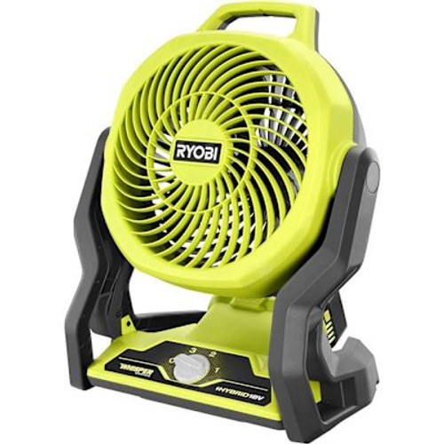 Ryobi One+ 18v Whisper Series Cordless Hybrid 7-1/2" Fan