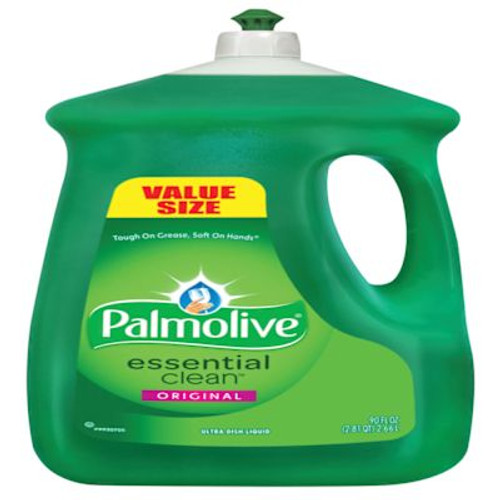 Palmolive Dishwashing Liquid, Original Scent, Green, 90oz Bottle, Carton Of 4