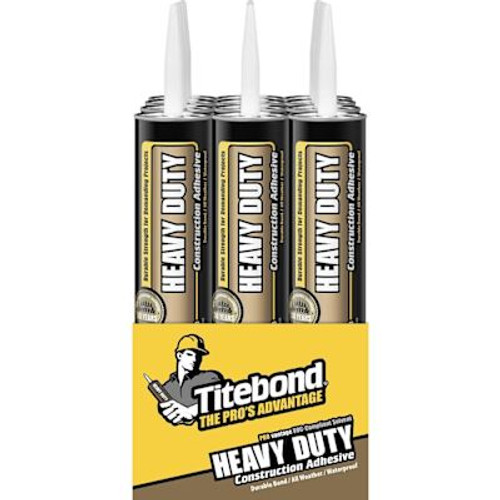 Titebond Provantage Heavy Duty Construction Adhesive, 28 Oz., Package Of 12