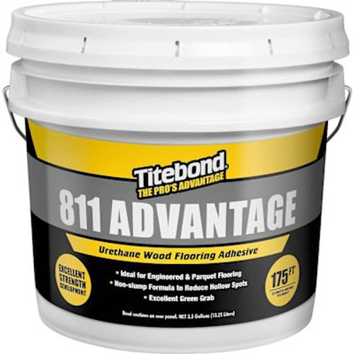Titebond 811 Advantage Wood Flooring Adhesive, 3.5 Gallon Pail