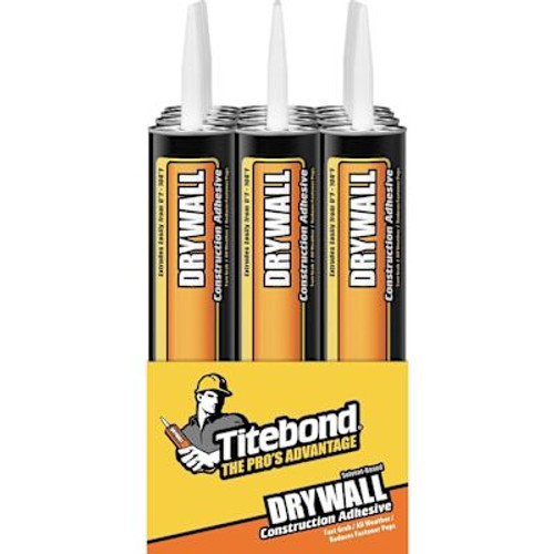 Titebond Solvent-Based Drywall Construction Adhesive, 28 Oz., Package Of 12