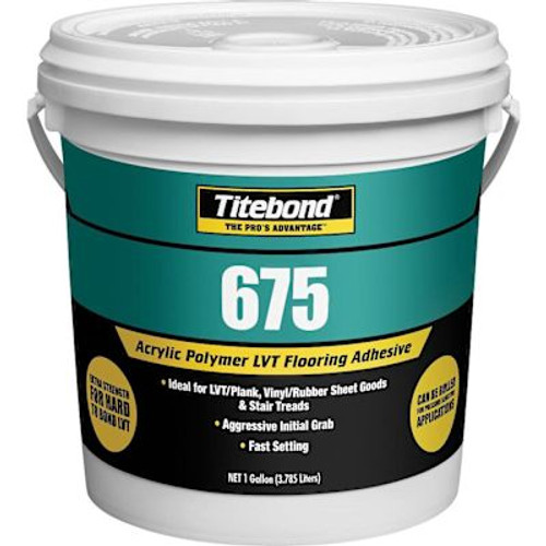 Titebond 675 Lvt Flooring Adhesive, 1 Gallon, Package Of 4