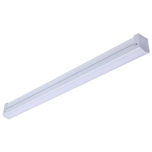 SATCO LED 2 Ft. Connectable Strip Light 20 Watt CCT Selectable White Finish 120v