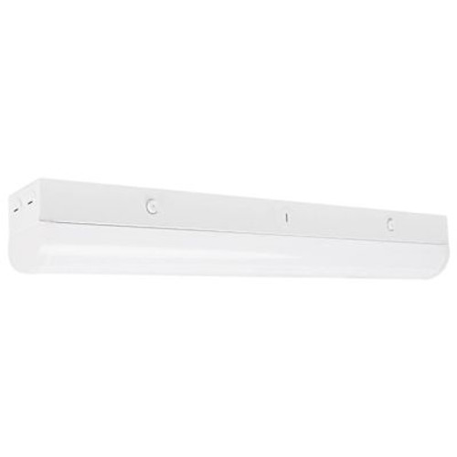 SATCO 2' LED Linear Strip Light, 15/20/25 Watt, 3 CCT Selectable, White Finish