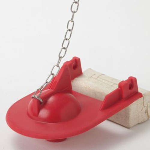 Korky Fits Kohler 2 In. Shark-Fin Red Flapper