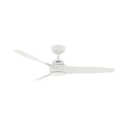 Hunter Fan 52" Mosley Ceiling Fan, Damp Rated, Fresh White