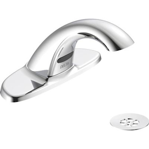 Delta Commercial Hdf Battery Electronic Lav Faucet Vr 0.5gpm Grid Strainer