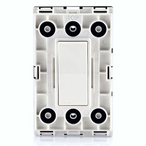 Leviton 15a Decora Single Pole Switch, Weather-Resistant, 120/277v, White