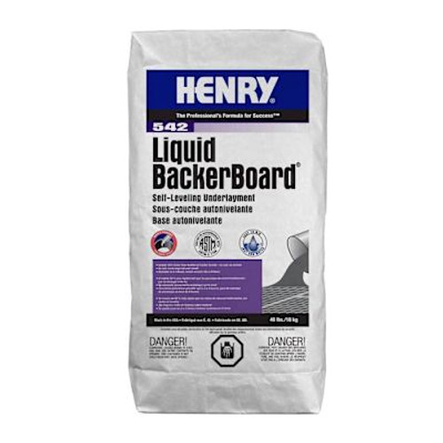 Henry 542 Liquid Backer Board Self-Leveling Underlayment, 40 Lbs.