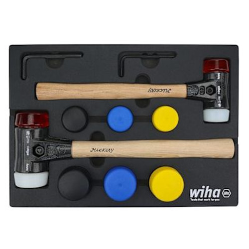 WIHA  14 Piece Split Head Mallet Tray Set