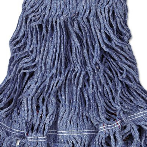 Rubbermaid Commercial Mdu Sngr Lop Mp Hed, Ble W/5in Hedbd, Gren, Carton Of 6