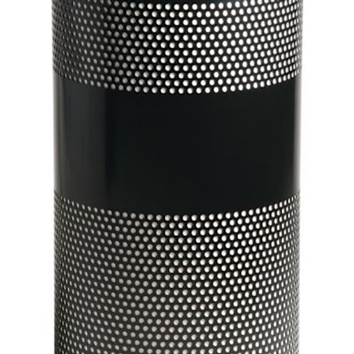 Rubbermaid Commercial Classics Open-Top 25 Gallon Trash Can Black