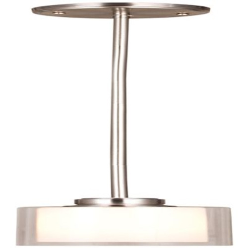 Seasons® Kl-P016 Elmsworth Mini-Pendant, (1) 60 W Incandescent Bulb, Brushed Nickel, 5.5dia X 6.5"H