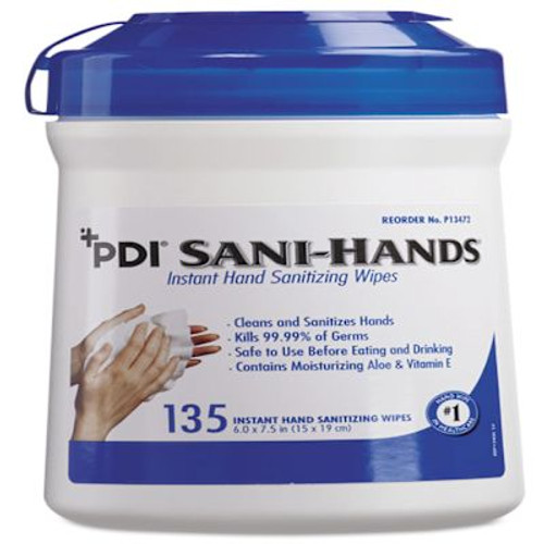 Sani Professional Sani-Hands Alc Instant Hand Sanitizing Wipes, Carton Of 1620