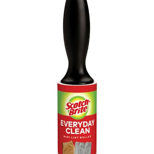 Scotch-Brite Lint Roller, Heavy-Duty Handle Case Of 24