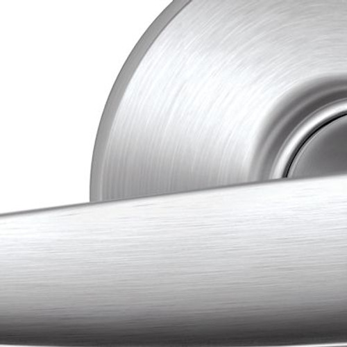 Schlage F-Series Lock F10 Passage Jazz Lever Style Satin Chrome