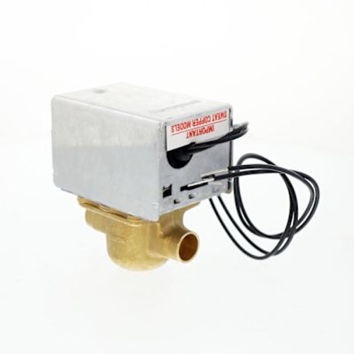 Honeywell Valve 120vac 1/2" Sweat Spring Return To Close 3.5cv 20 PSI