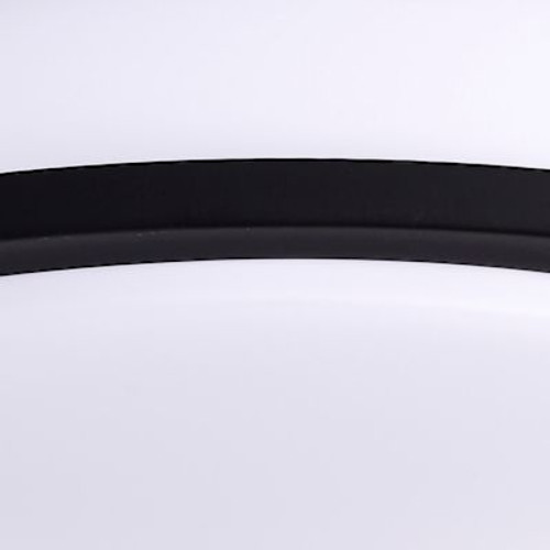 Satco Glamour LED 10" Cct Selectable Flush Mount Decorative Round Black Fixture