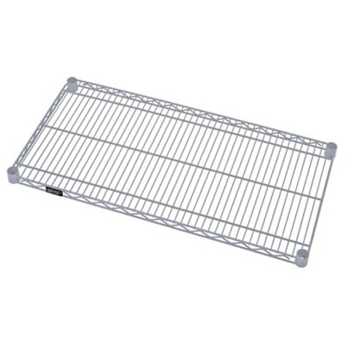 Quantum Storage Systems Wire Shelf 60"W X 12"D Grey Epoxy Finish