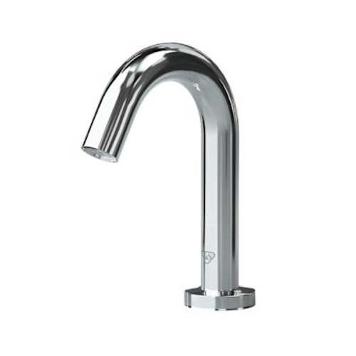 T&S Brass And Bronze Gsneck Sensor Faucet Deck Mount Chrome 0.5 GPM Spray Device