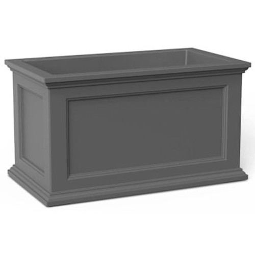 Mayne Fairfield 20x36 Planter  - Graphite Grey