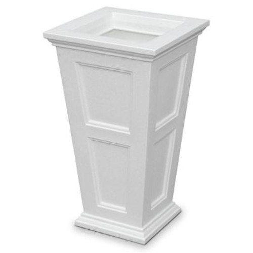 Mayne Fairfield 34" Tall Planter - White