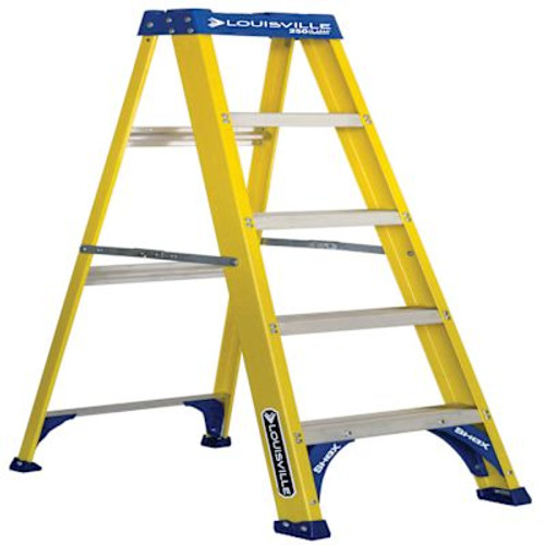 Louisville Ladder Fs2000 5 Ft. 250 Lb. Fiberglass 4-Step Stool Ladder