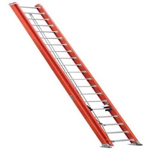 Louisville Ladder Fe7200 40 Ft. 300 Lb. Fiberglass 40-Step Extension Ladder