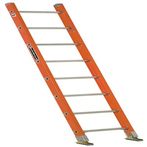 Louisville Ladder Fe3100 8 Ft. 300 Lb. Fiberglass 8-Step Straight Ladder
