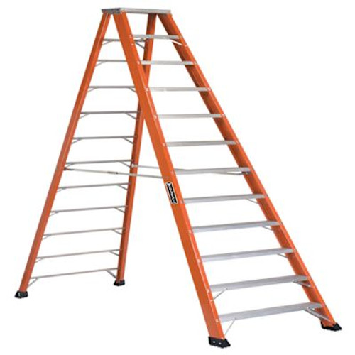 Louisville Ladder Fs1300hd 12 Ft. 375 Lb. 11-Step Fiberglass Step Ladder