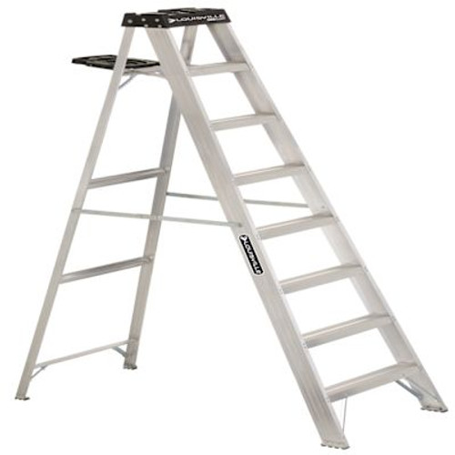Louisville Ladder As3000 8 Ft. 300 Lb. 7-Step Aluminum Step Ladder