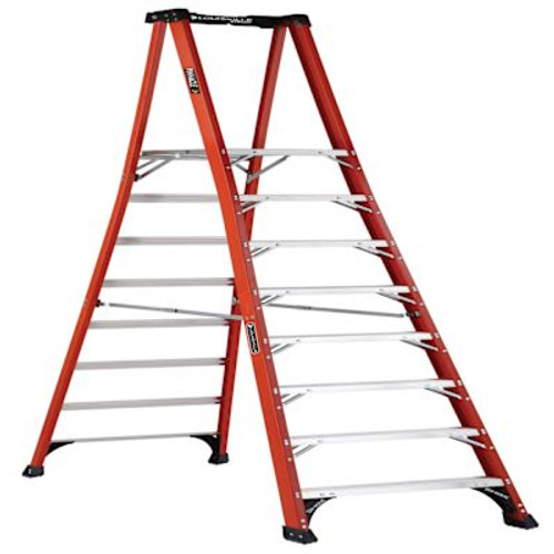 Louisville Ladder Fxp1800hd 8 Ft. 375 Lb. Fiberglass Pinnacle Platform Step Ladder
