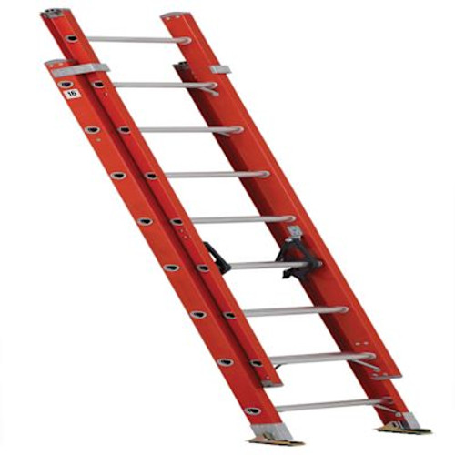 Louisville Ladder Fe3200 16 Ft. 300 Lb. Fiberglass 16-Step Extension Ladder