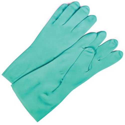 AWP Green Nitrile Flock-Lined Gloves Large Package Of 1 Pair