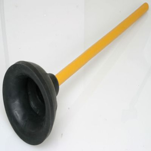 Maintenance Warehouse Plunger 6 In. Black Rubber, Medium Duty