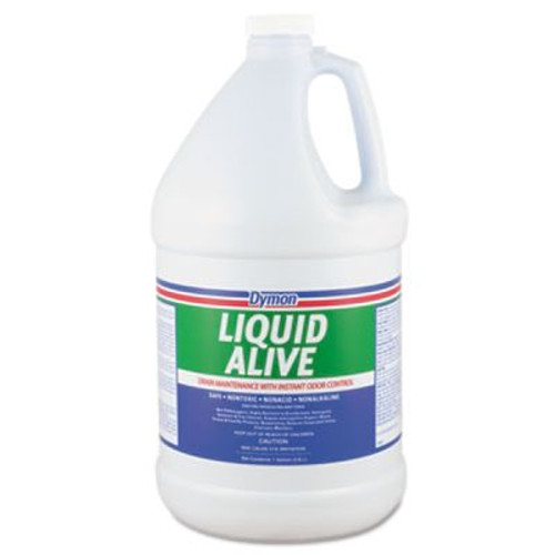 Dymon Liquid Alive Enzyme Producing Bacteria, 1gal, Bottle, Carton Of 4