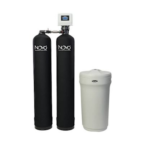 Novo 489 Series Water Softener/Filtration System W/Nvo489ufhto-150, Black Tanks